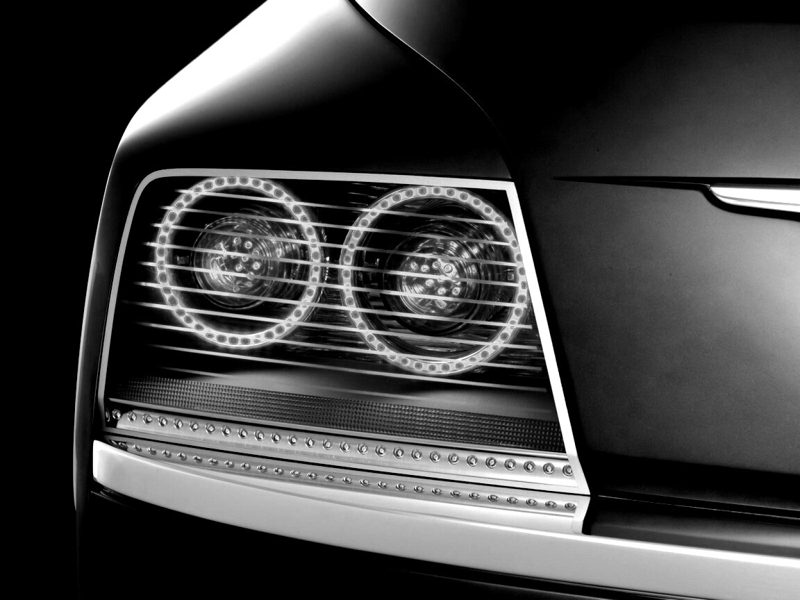 Горящие задние фары обои