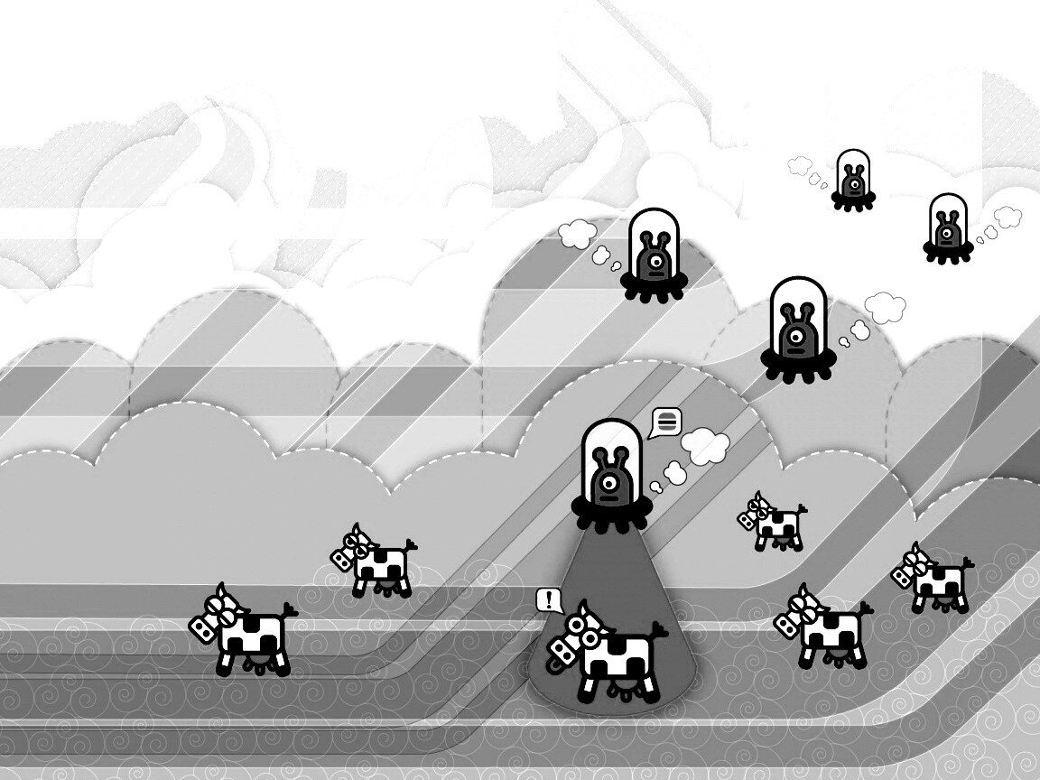 Пришельцы воруют коров обои