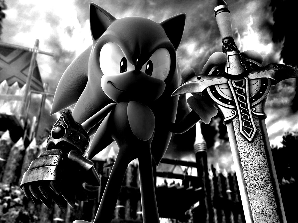 Соник с мечем обои