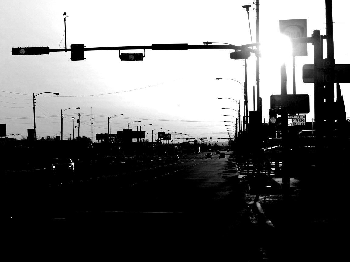 Закат в Лос Анджелесе обои