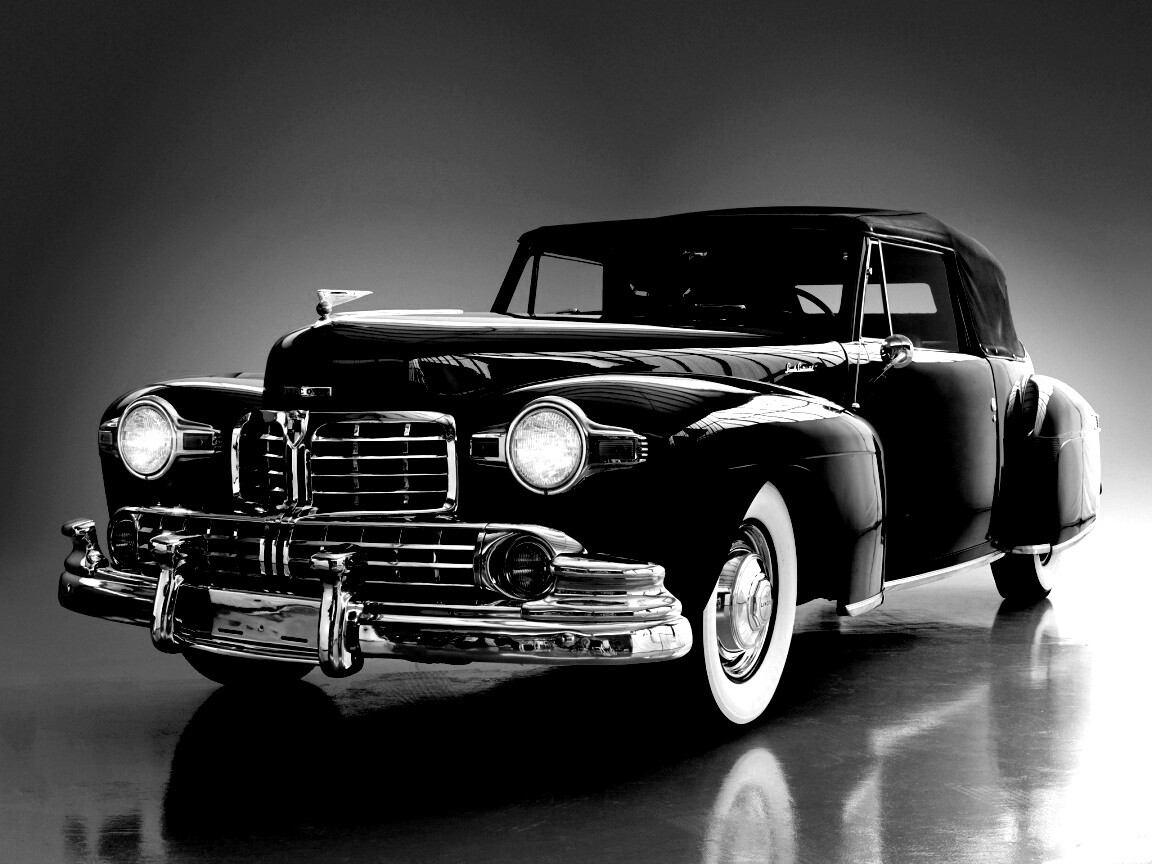 Черный ретро авто обои