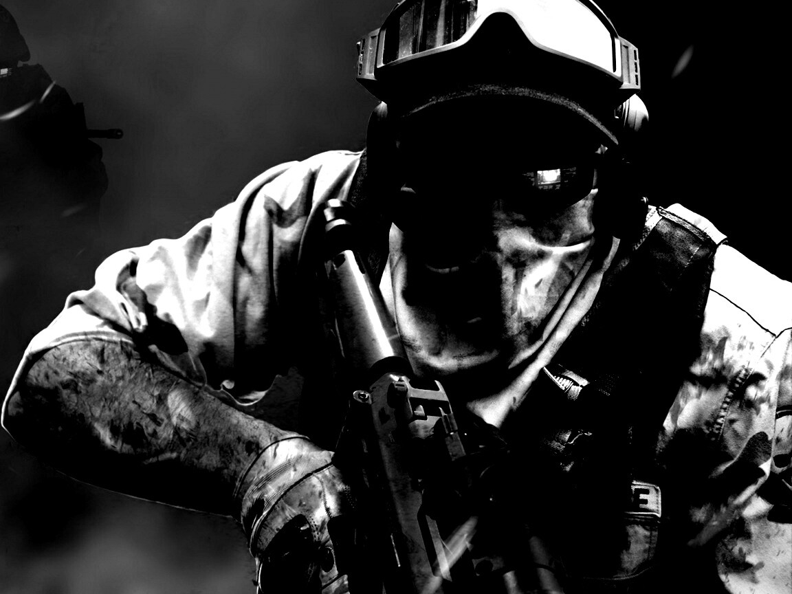 Боец в маске обои