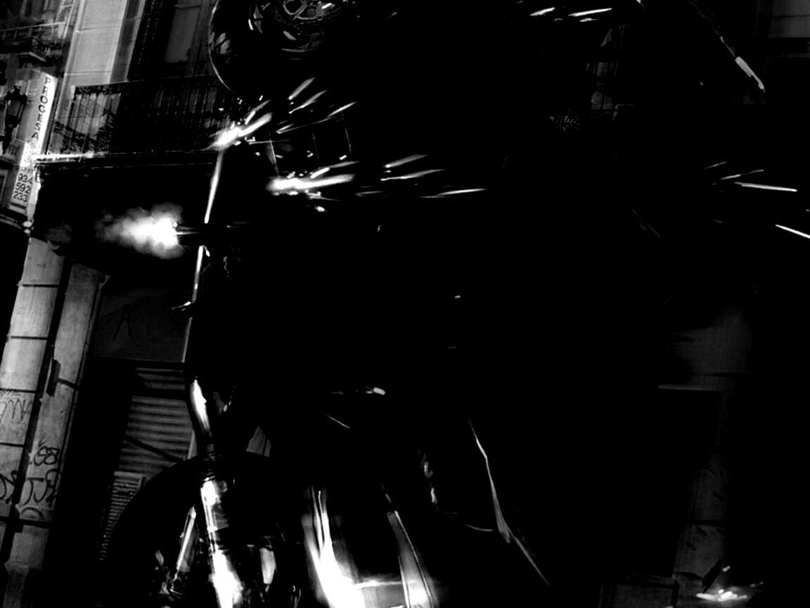 Негр на мотоцикле обои