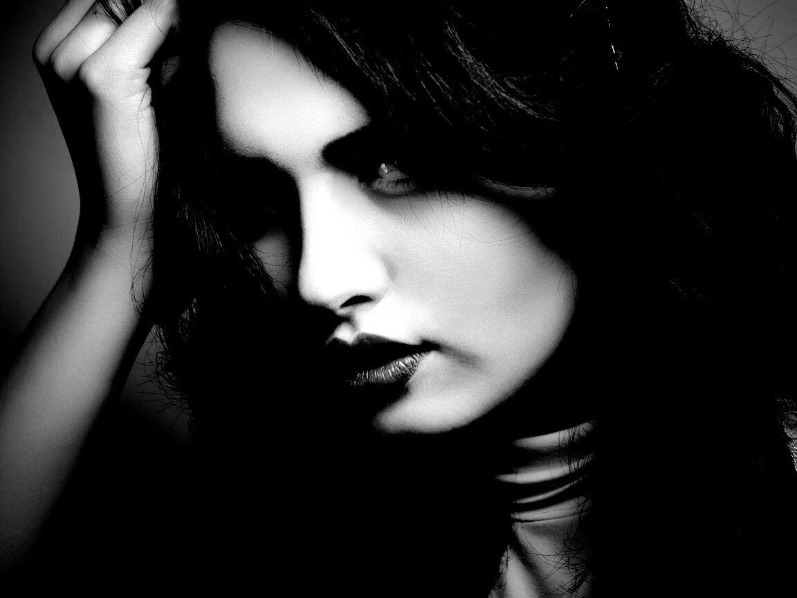 Модель с отличным макияжем обои