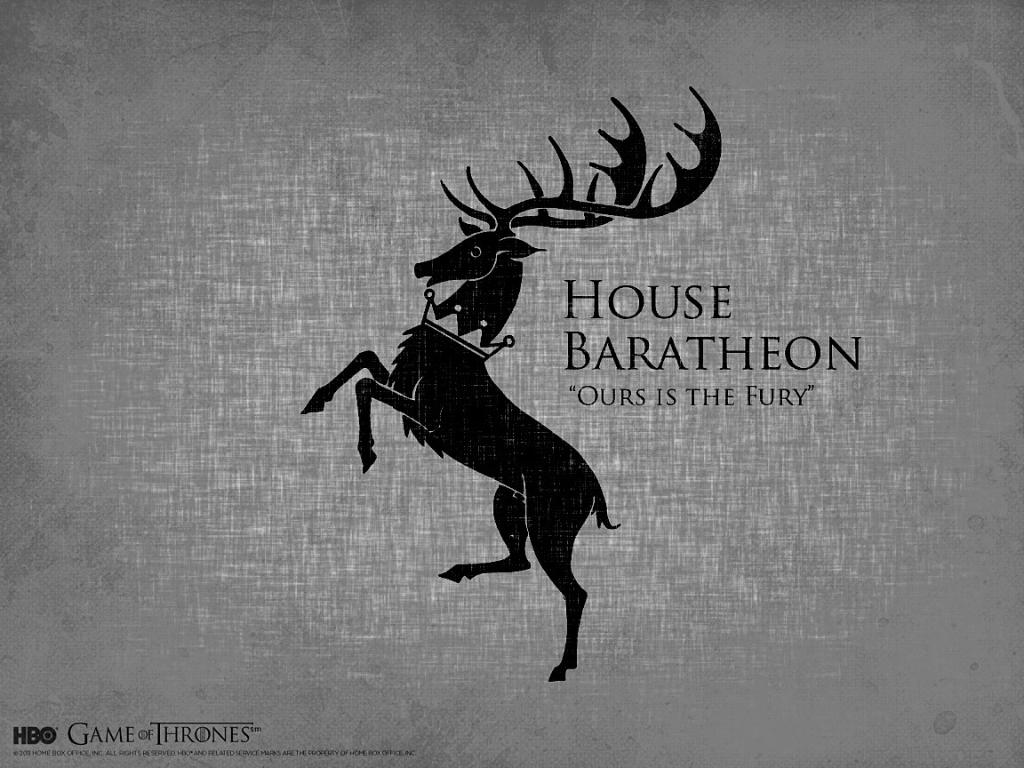 Герб дома Баратеонов обои