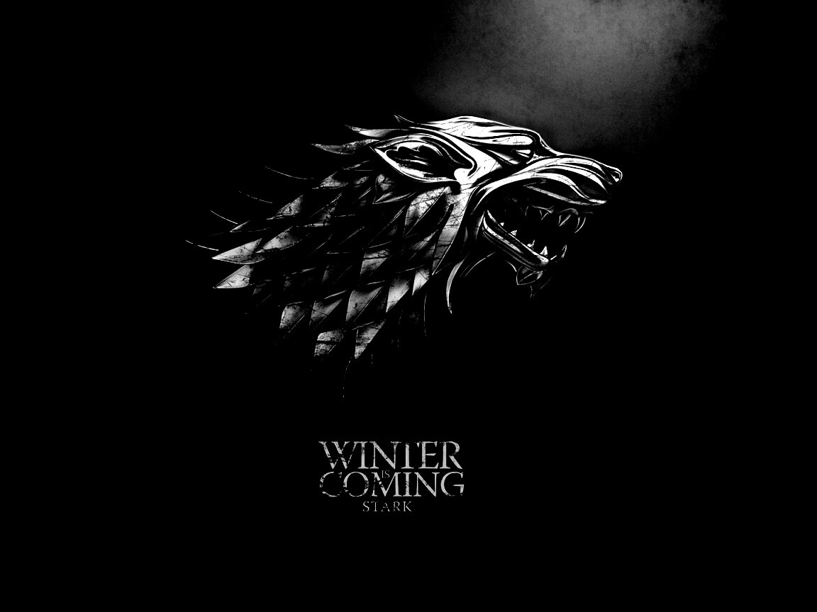 Металлический герб дома Старков обои