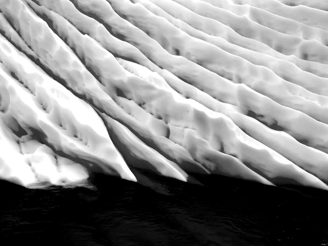 Борозды во льду обои