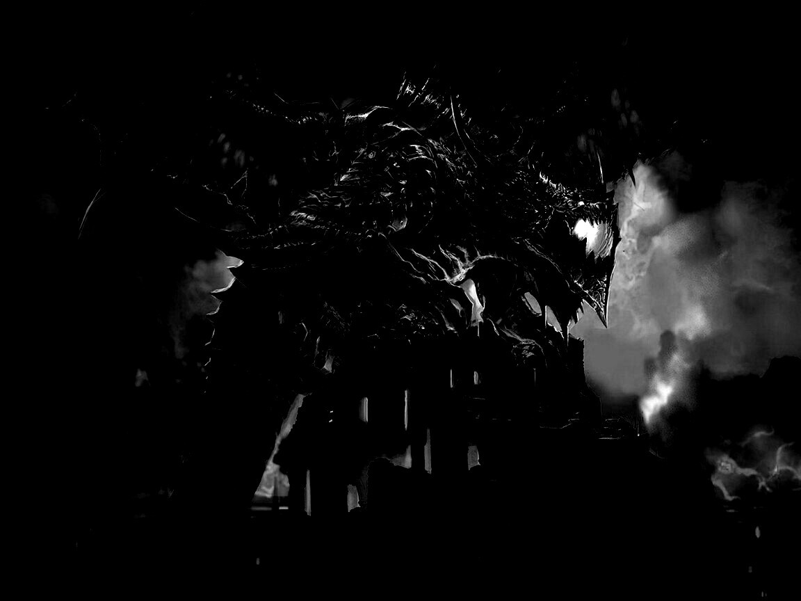 Огромный дракон обои