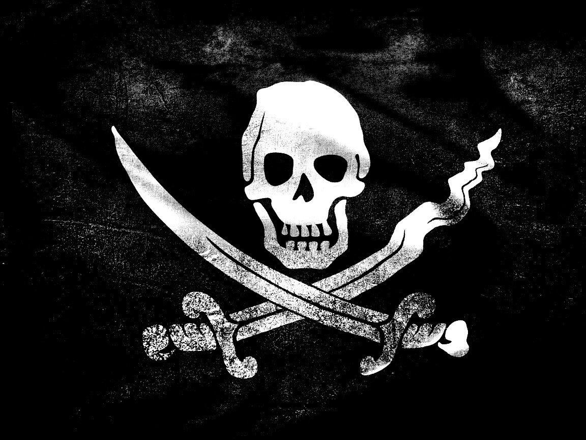 Пиратский флаг обои