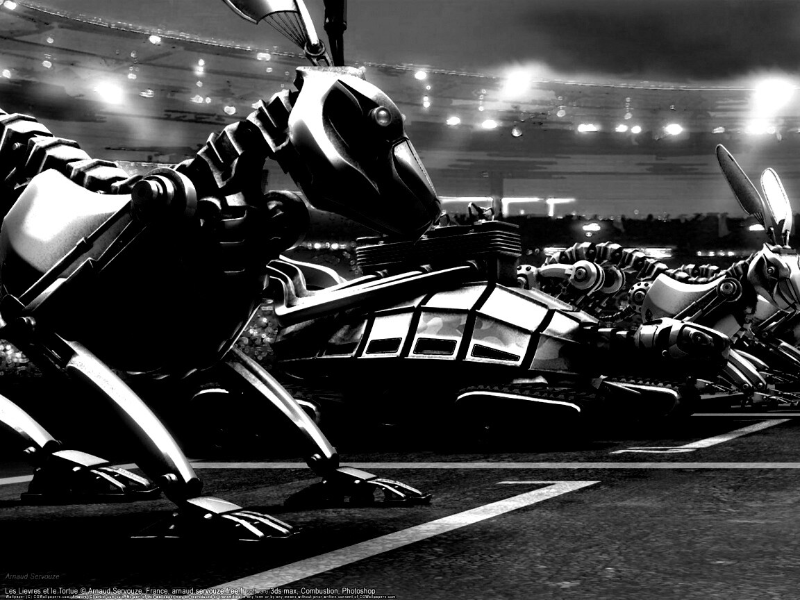 Роботы на старте обои