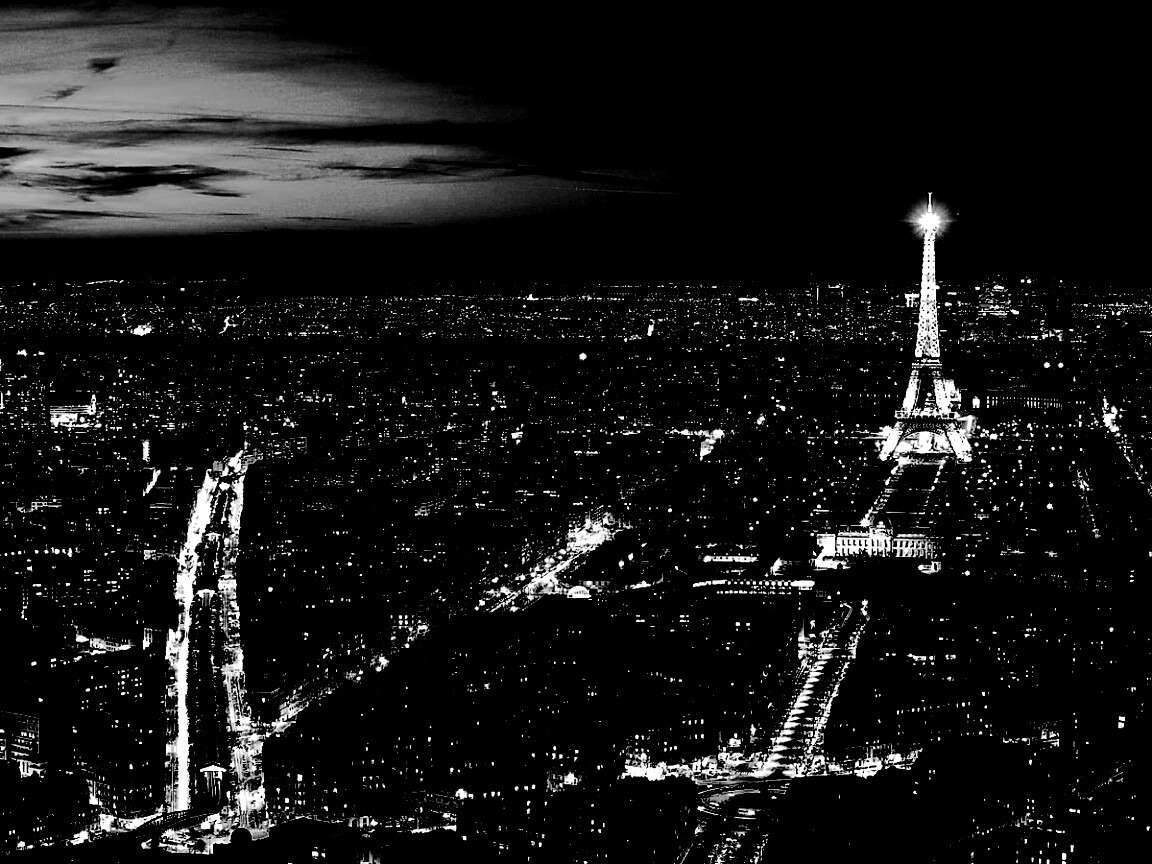 Ночной париж обои