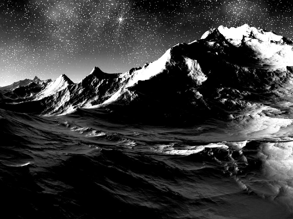 Северные горы обои