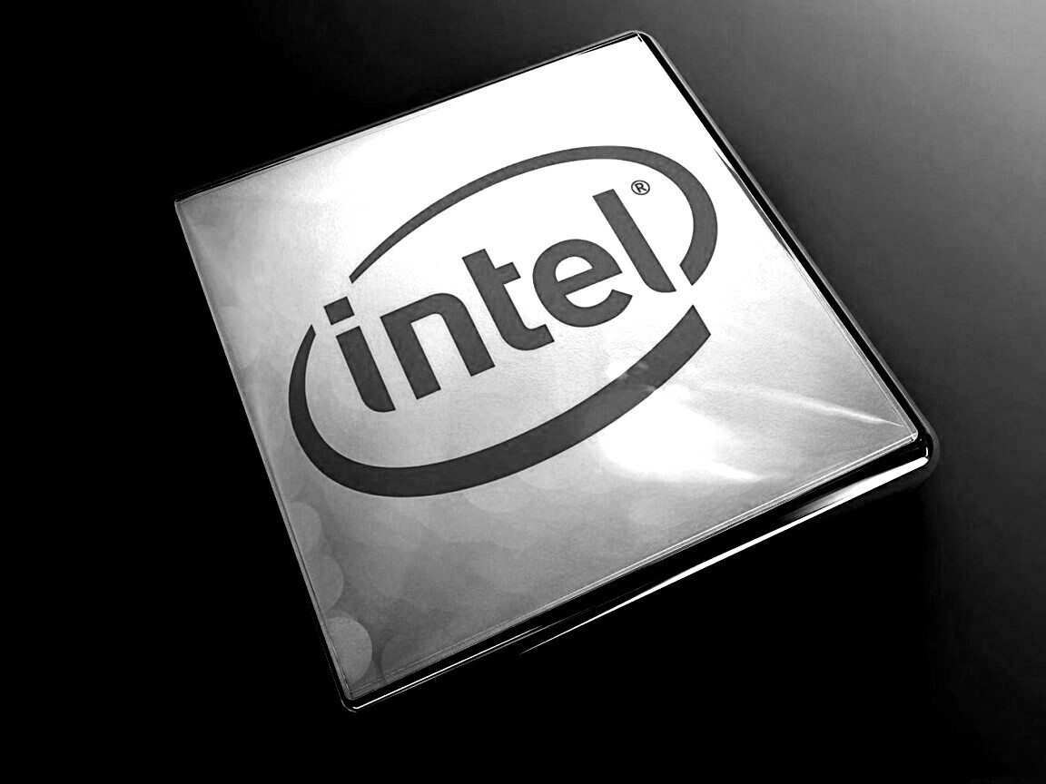 Логотип Intel обои