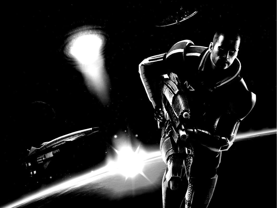 Шепард из вселенной Mass Effect обои