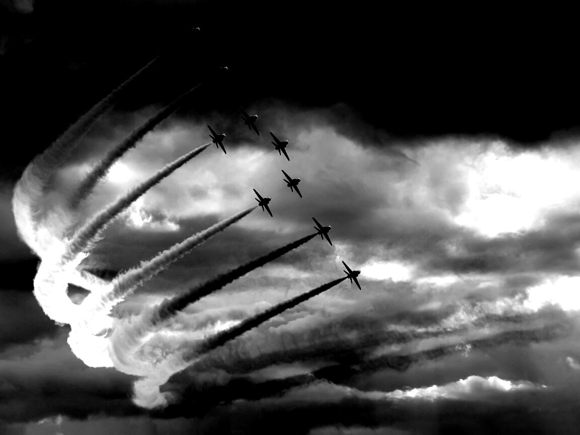 Радужная авиация обои