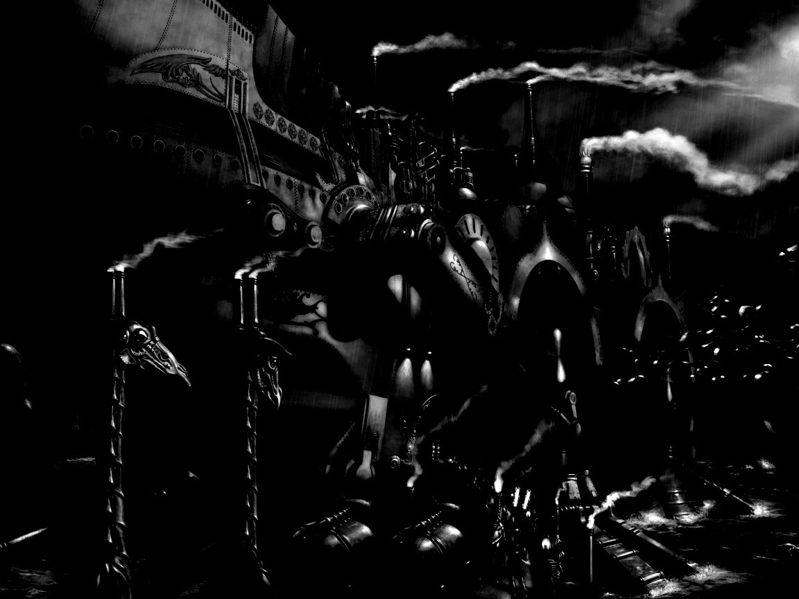 Ноев ковчег в стиле стимпанк обои