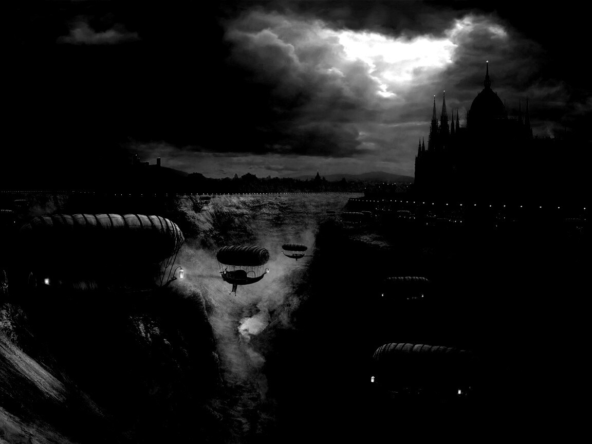 Фентезийный Будапешт обои