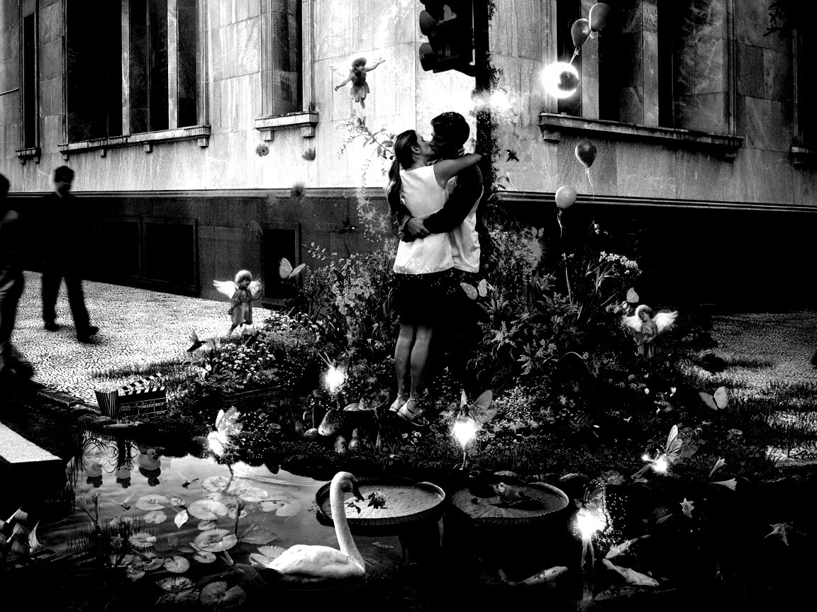 Волшебный поцелуй обои