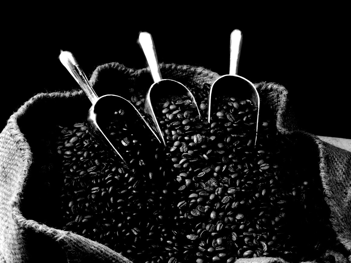 Мешок кофейных зерен обои