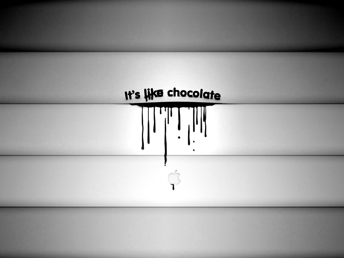 It"s not like chocolate обои