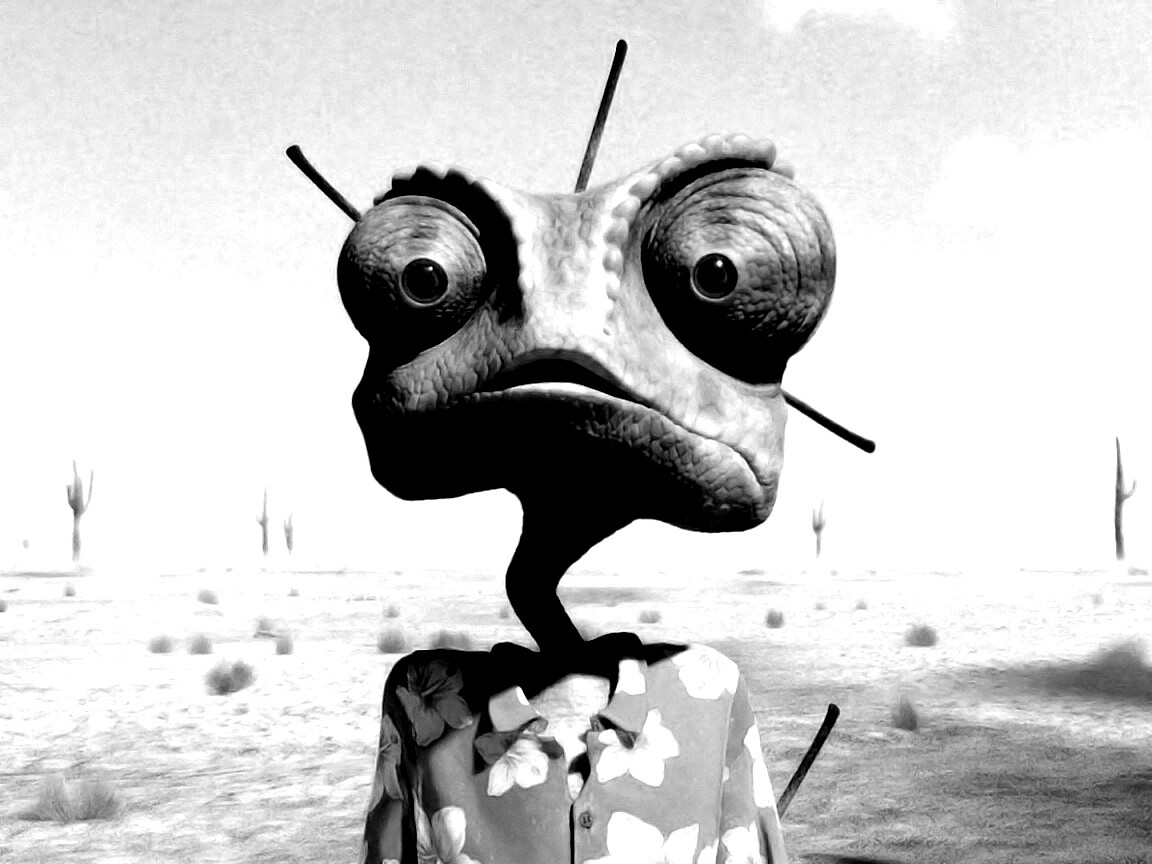 Ранго в колючках от кактуса обои