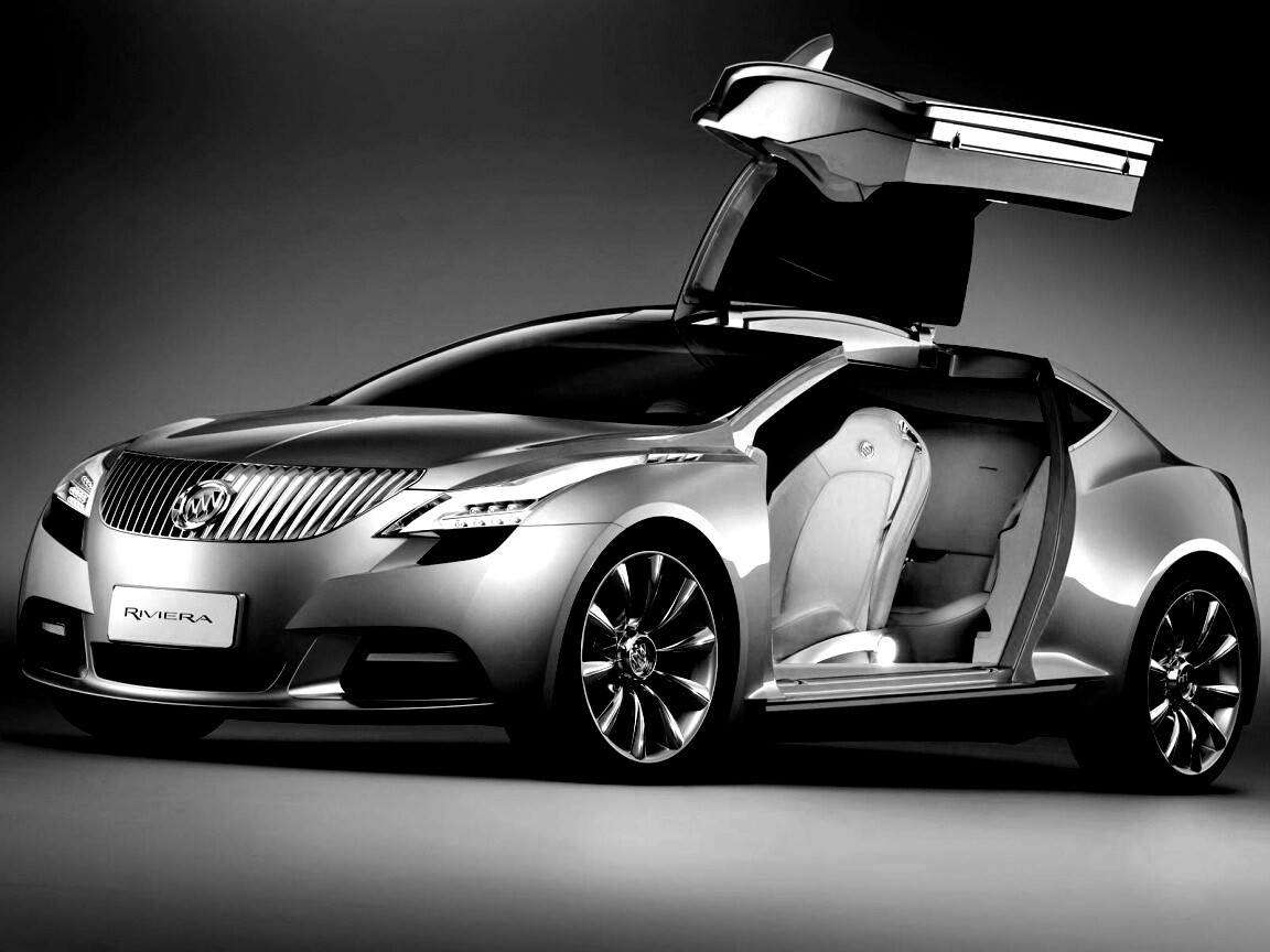 Buick Riviera с распахнутой дверцей обои