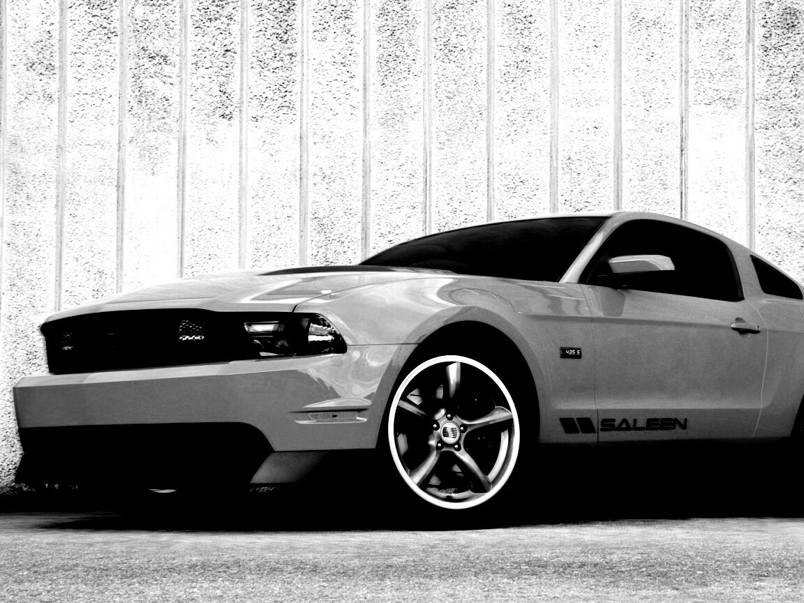 Красный Мустанг GT обои