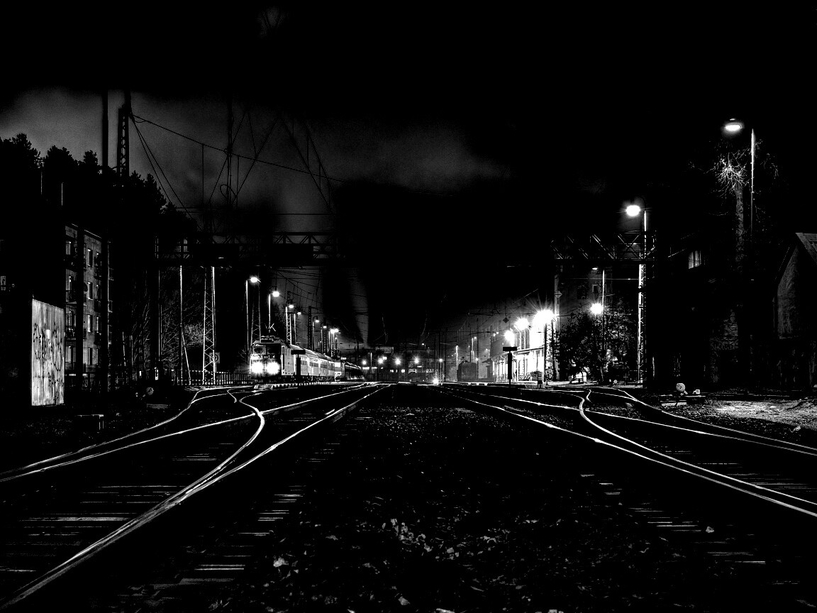 Железнодорожная станция обои