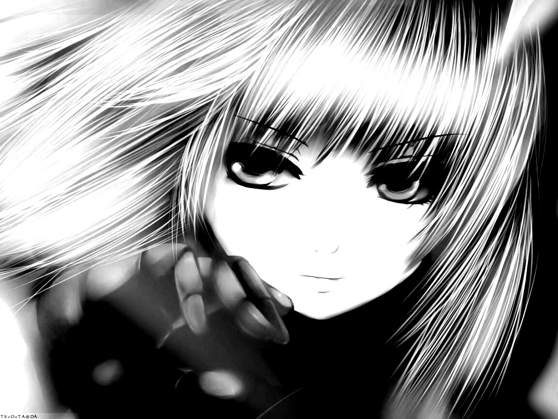 Девушка с голубыми волосами обои