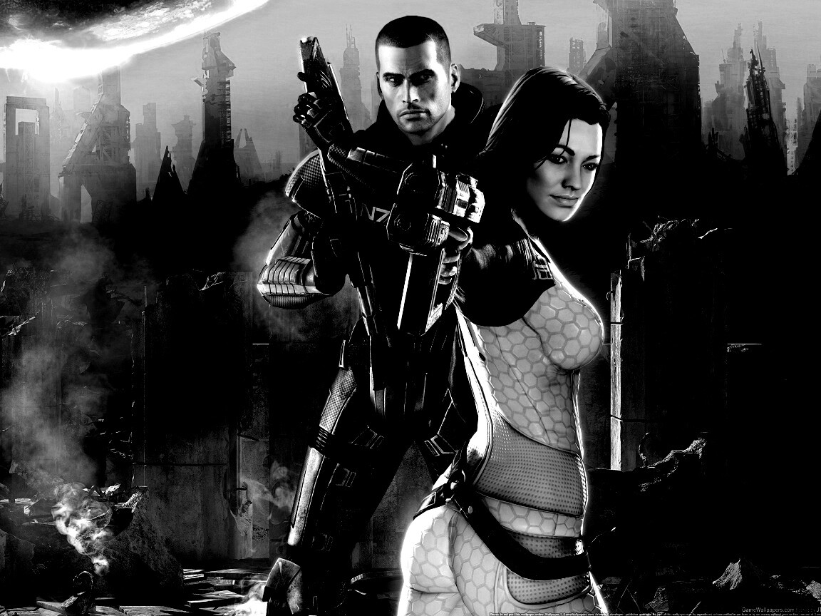 Шепард и Миранда обои