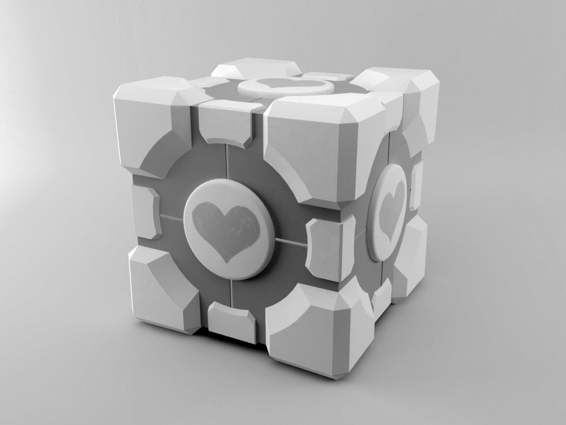 Взвешенный куб-компаньон обои