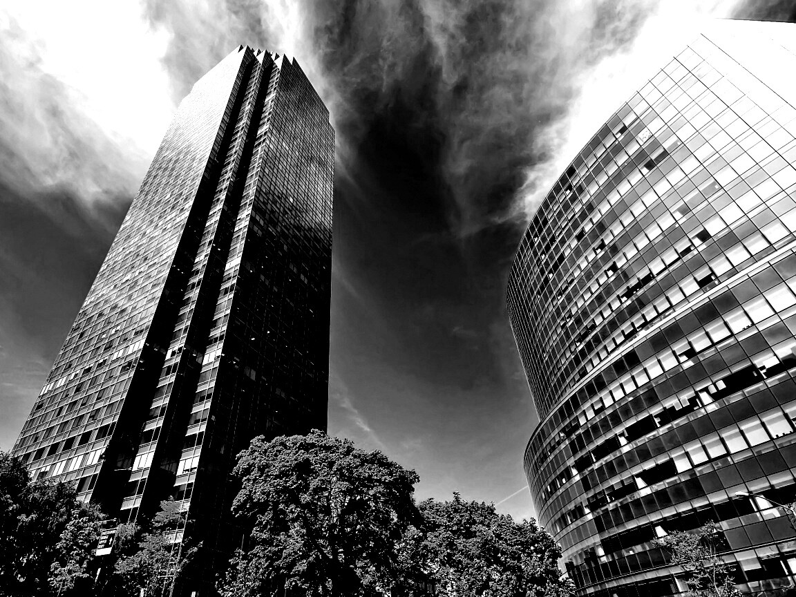 Осязательный Нью-Йорк с большими домами обои