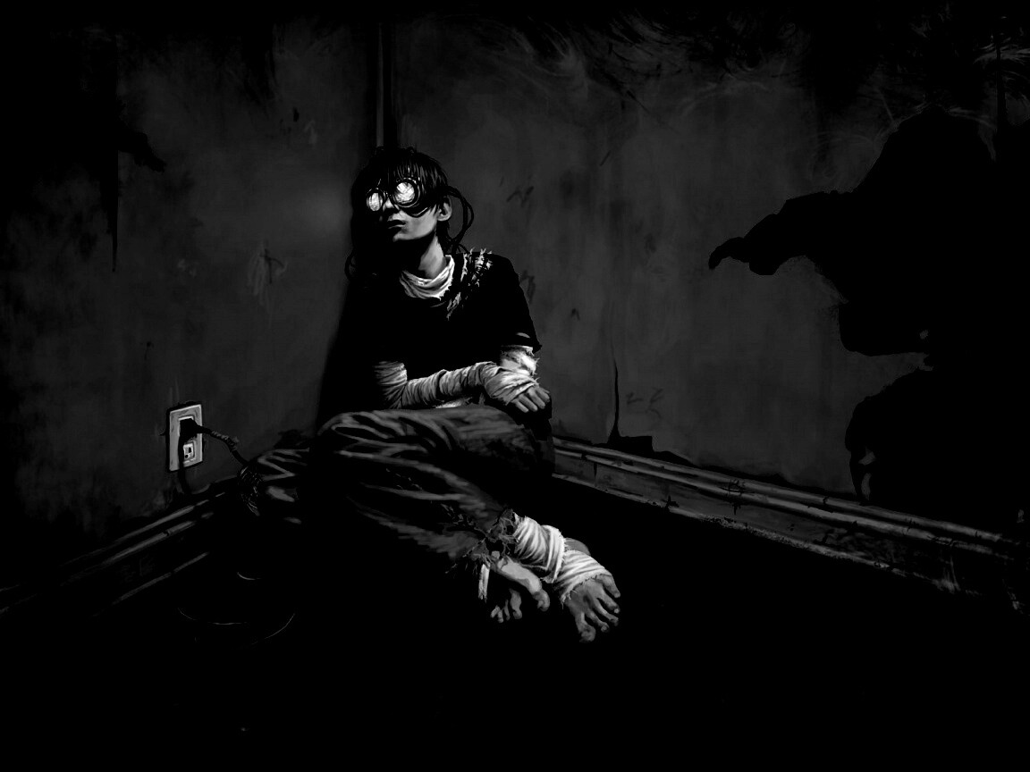 Потерянный в виртуальном мире обои