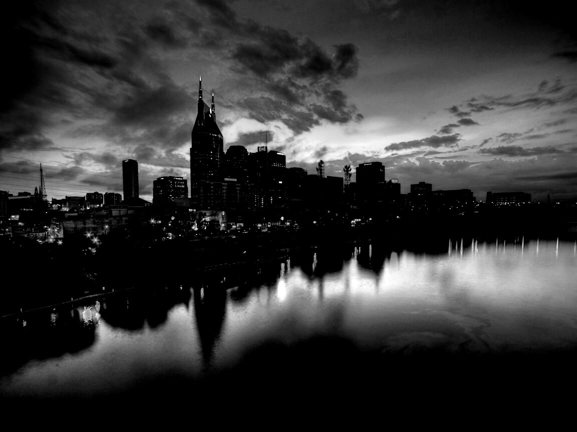 Ночной город обои