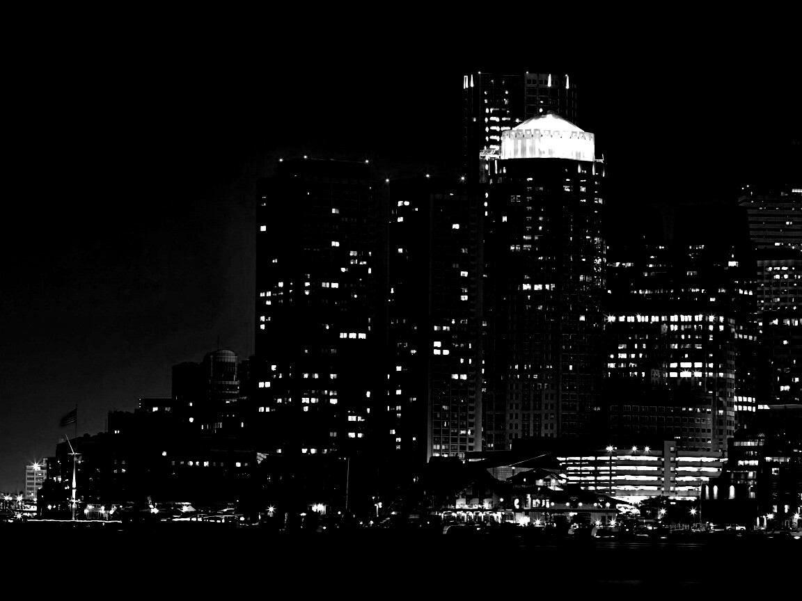 Панорама города обои