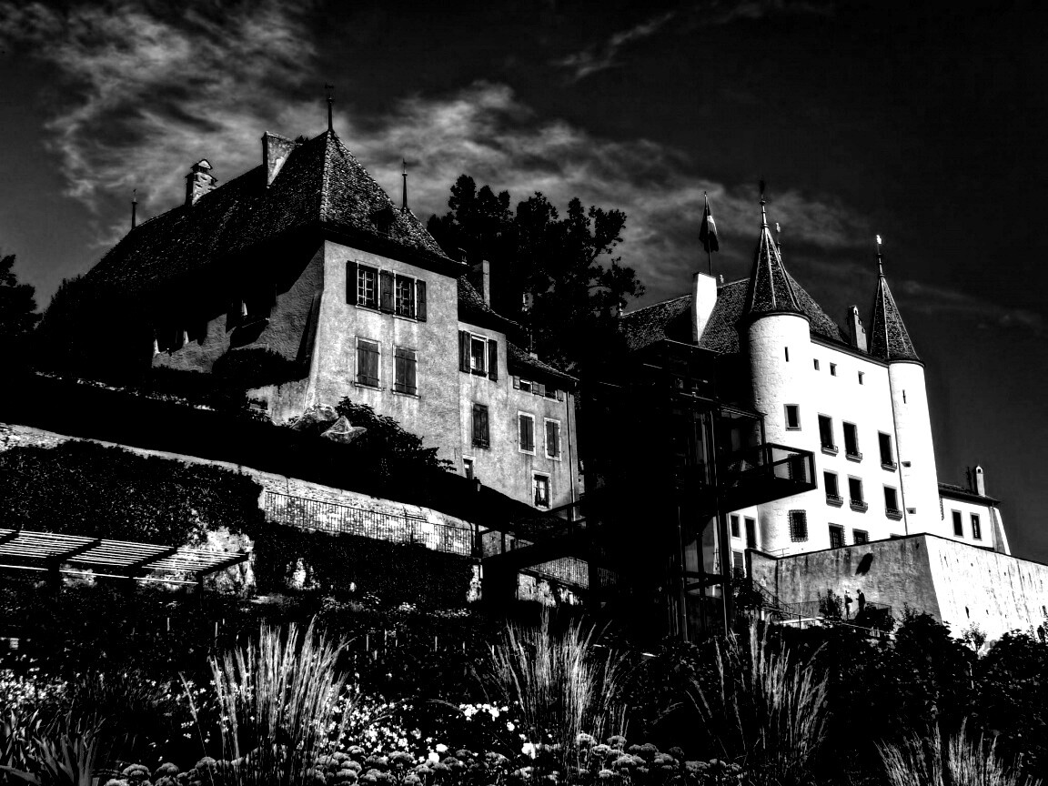 Дома с своеобразной архитектурой обои