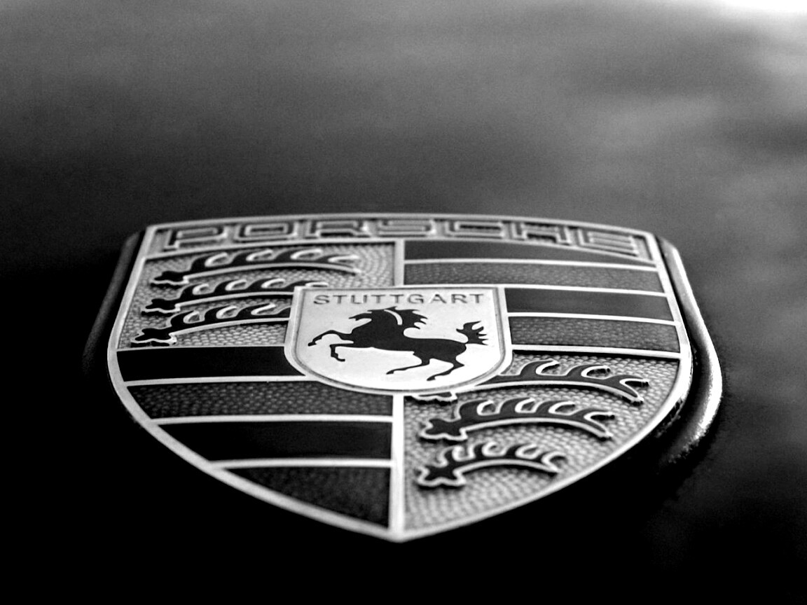 Логотип порше обои