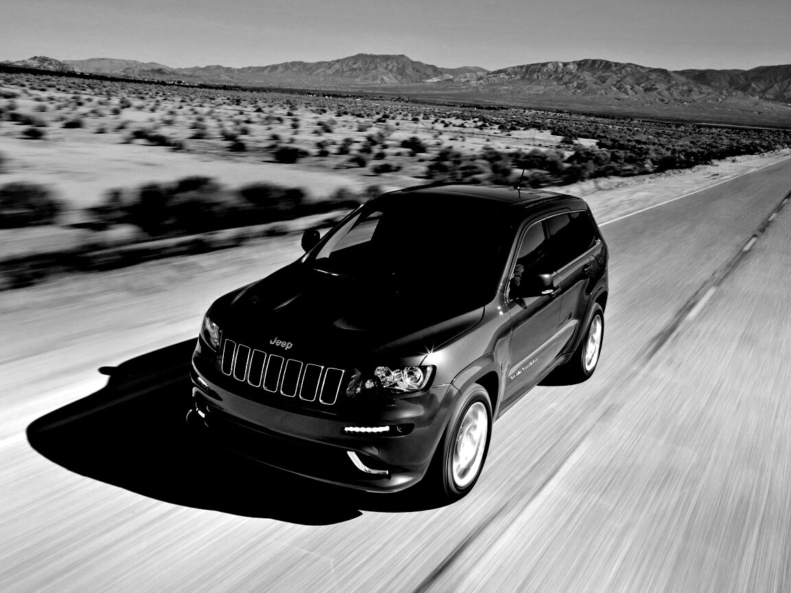 Красный Jeep обои