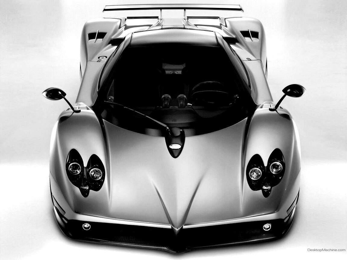 Pagani Zonda спереди обои