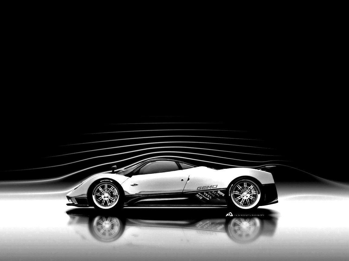 Аэродинамика Pagani Zonda обои