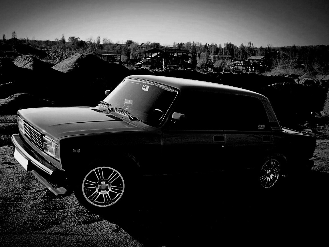 Кислотные жигули обои