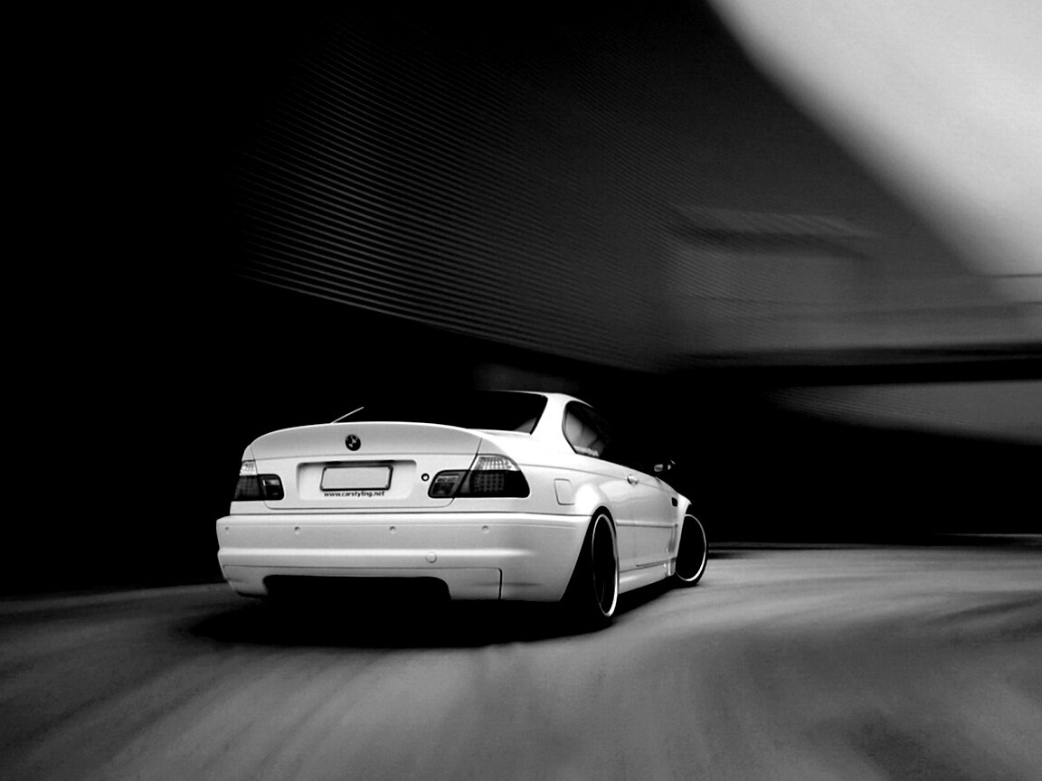 Белый БМВ обои