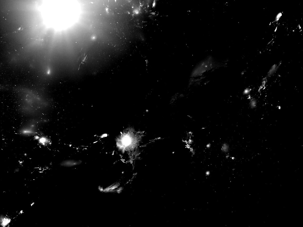 Зеленая туманность обои