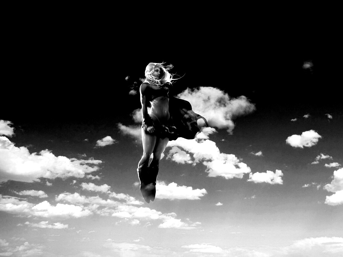 Супердевушка обои