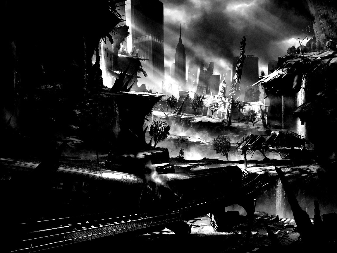 Развалины Нью-Йорка обои