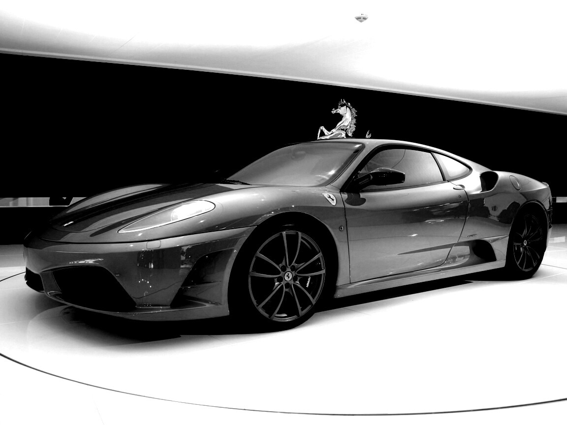 Ferrari F430 Scuderia на выставке обои