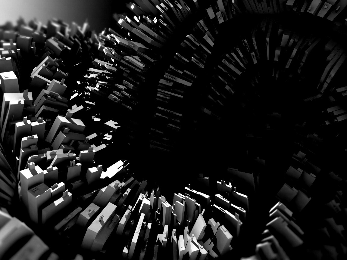 Модели домов засасывает обои