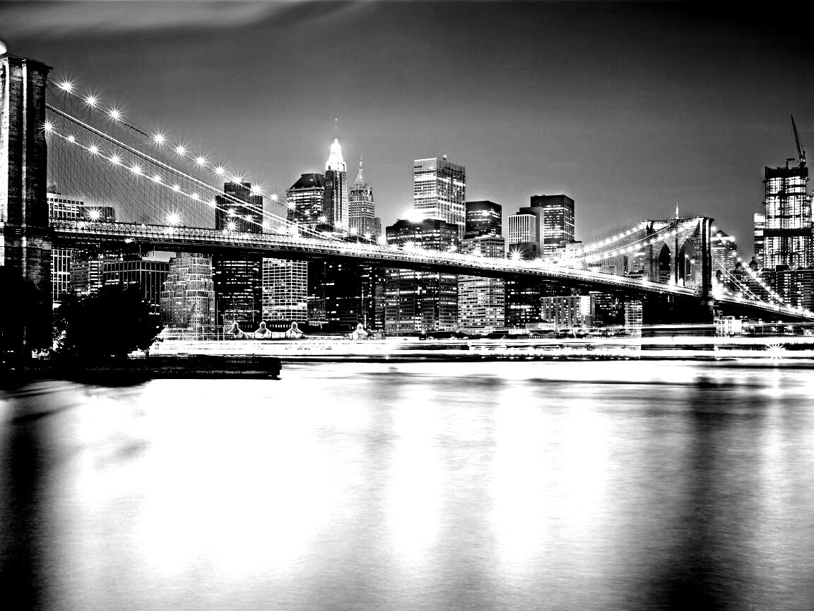 Огни ночного города обои