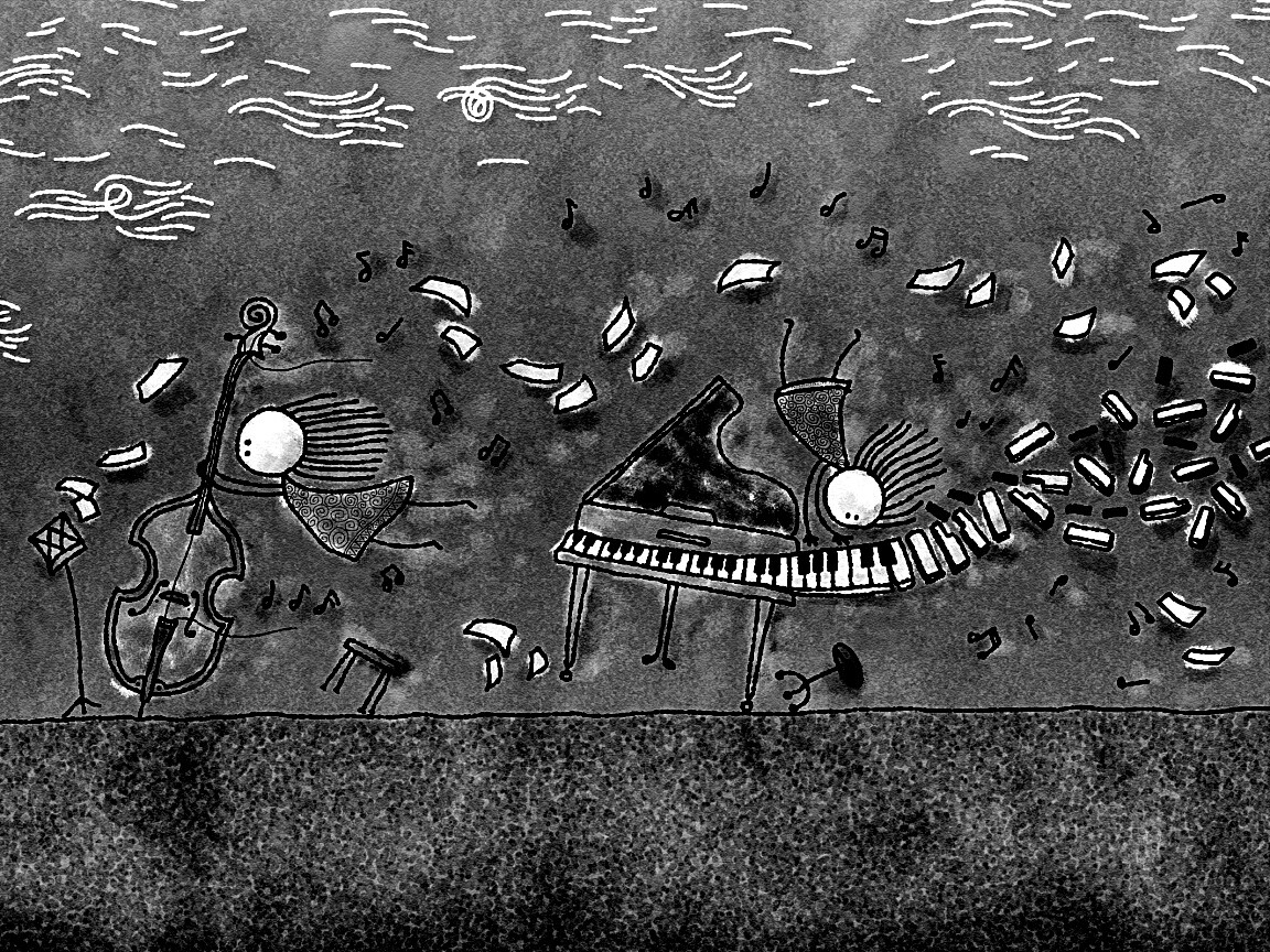 Воздушная инструментальная музыка обои