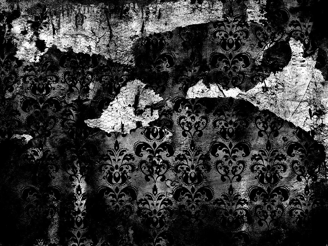 Рваные винтажные обои и штукатурка обои